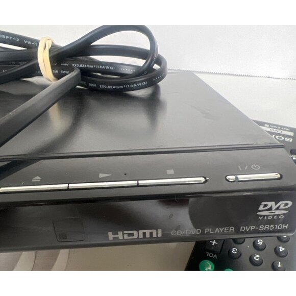 Sony DVP-SR510H CD/DVD Player HDMI Compact Disc Energy Star Dolby Digital Remote - Picture 2 of 5